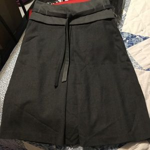 Elie TAHARI grey wool skirt size 4
